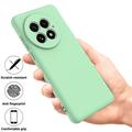 OnePlus 13 Flydende silikone cover med håndrem - grøn