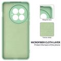 OnePlus 13 Flydende silikone cover med håndrem - grøn