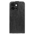 OnePlus 13T/13s Vertikal Flip Etui med Kortholder - Sort