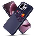 OnePlus 15 KSQ Cover med Kortholder - Blå