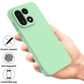 OnePlus 15 Flydende silikone cover med håndrem - grøn