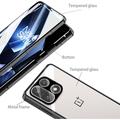 OnePlus 15 Magnetisk Cover med Hærdet Glas - Sølv