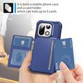 OnePlus 15 TPU Cover med Kortholder - Blå
