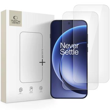 OnePlus 15 Tech-Protect Glass Fit+ Skærmbeskyttelse Hærdet Glas - 2 stk. - Klar