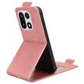 OnePlus 15 lodret flip-etui med stativ