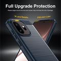 OnePlus 15T Børstet TPU Cover - Karbonfiber