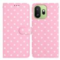 OnePlus 15T Pung Etui med Prikket Mønster - Pink