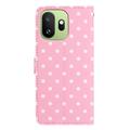 OnePlus 15T Pung Etui med Prikket Mønster - Pink