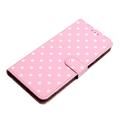 OnePlus 15T Pung Etui med Prikket Mønster - Pink
