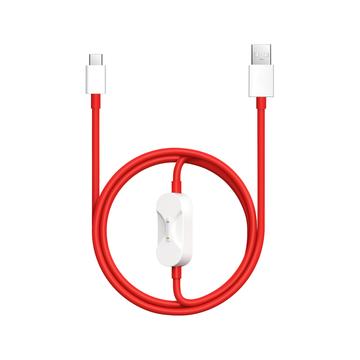 OnePlus 2-i-1 SUPERVOOC-kabel 5461100665 - 1.2m - Rød