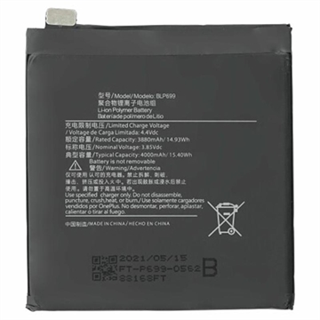 OnePlus 7 Pro Batteri BLP699 - 4000mAh