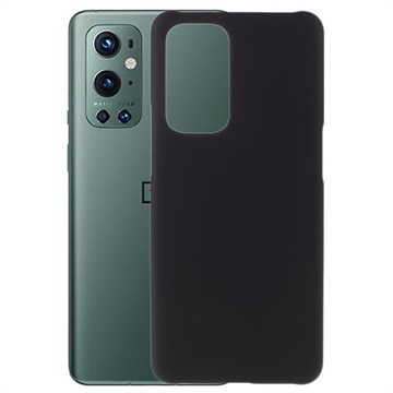 OnePlus 9 Pro Gummibelagt Plastik Cover - Sort