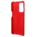 OnePlus 9 Gummibelagt Plastik Cover - Rød