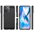 OnePlus Ace/10R Børstet TPU Cover - Karbonfiber