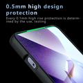 OnePlus Ace 5/5 Pro/13R Mat Frostet Hybrid Cover - Black