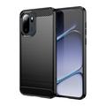 OnePlus Ace 6/6T/15R Børstet TPU Cover - Karbonfiber