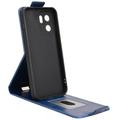 OnePlus Ace 6 Ultra lodret flip-etui med stativ - mørkeblå