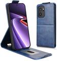 OnePlus Ace 6 Ultra lodret flip-etui med stativ - mørkeblå