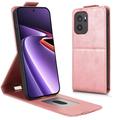 OnePlus Ace 6 Ultra lodret flip-etui med stativ - rosaguld