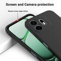 OnePlus N6 Flydende silikone cover med håndrem - Sort