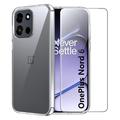 OnePlus N6 Saii 2-i-1 TPU Cover & Skærmbeskyttelse Hærdet Glas