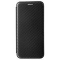 OnePlus Nord 2 5G Flip Cover - Karbonfiber - Sort