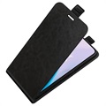OnePlus Nord 2 5G Vertikal Flip Cover med Kortholder - Sort