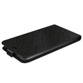 OnePlus Nord 2 5G Vertikal Flip Cover med Kortholder - Sort