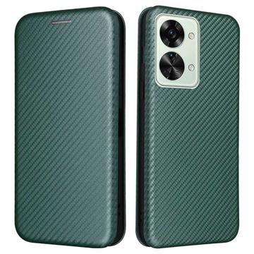 OnePlus Nord 2T Flip Cover - Karbonfiber