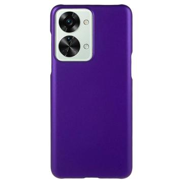 OnePlus Nord 2T Gummibelagt Plastik Cover - Lilla