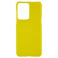 OnePlus Nord 2T Gummibelagt Plastik Cover - Gul