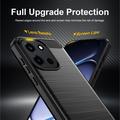 OnePlus Nord 6/Turbo 6/6V Børstet TPU Cover - Karbonfiber
