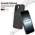 OnePlus Nord 6/Turbo 6 Flydende silikone cover med håndrem - Sort