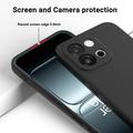 OnePlus Nord 6/Turbo 6 Flydende silikone cover med håndrem - Sort