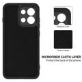 OnePlus Nord 6/Turbo 6 Flydende silikone cover med håndrem - Sort