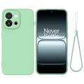 OnePlus Nord 6/Turbo 6 Flydende silikone cover med håndrem - Grøn