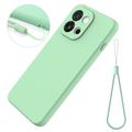 OnePlus Nord 6/Turbo 6 Flydende silikone cover med håndrem - Grøn