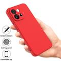 OnePlus Nord 6/Turbo 6 Flydende silikone cover med håndrem - Rød
