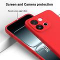 OnePlus Nord 6/Turbo 6 Flydende silikone cover med håndrem - Rød