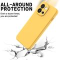 OnePlus Nord 6/Turbo 6 Flydende silikone cover med håndrem - Gul