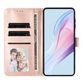 OnePlus Nord 6 Pung Etui med Prikket Mønster - Pink