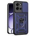 OnePlus Nord 6 Roterende Ring Hybrid Cover med Kameraskjold - Blå