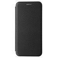 OnePlus Nord CE 5G Flip Cover - Karbonfiber - Sort