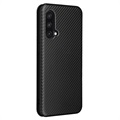 OnePlus Nord CE 5G Flip Cover - Karbonfiber - Sort