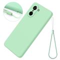 OnePlus Nord CE5 Flydende silikone cover med håndrem - grøn