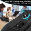 OnePlus Nord CE5 Roterende Ring Hybrid Cover med Kameraskjold - Sort