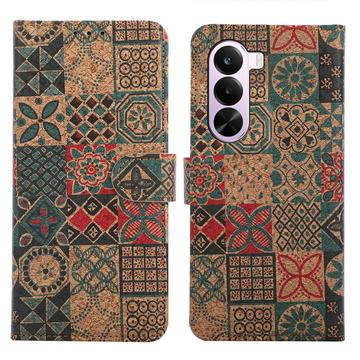 OnePlus Nord CE6 Lite Bohemisk Pung-etui - kronblade