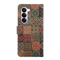 OnePlus Nord CE6 Lite Bohemisk Pung-etui - kronblade