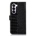 OnePlus Nord CE6 Lite/Realme P4x Crocodile Series Læderpung med RFID