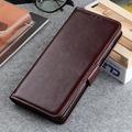 OnePlus Nord CE6 Lite Pung Etui med Stativ - Brun